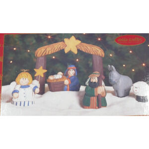 Midwest Of Cannon Falls Eddie Walker 6 Piece Nativity Set With Box